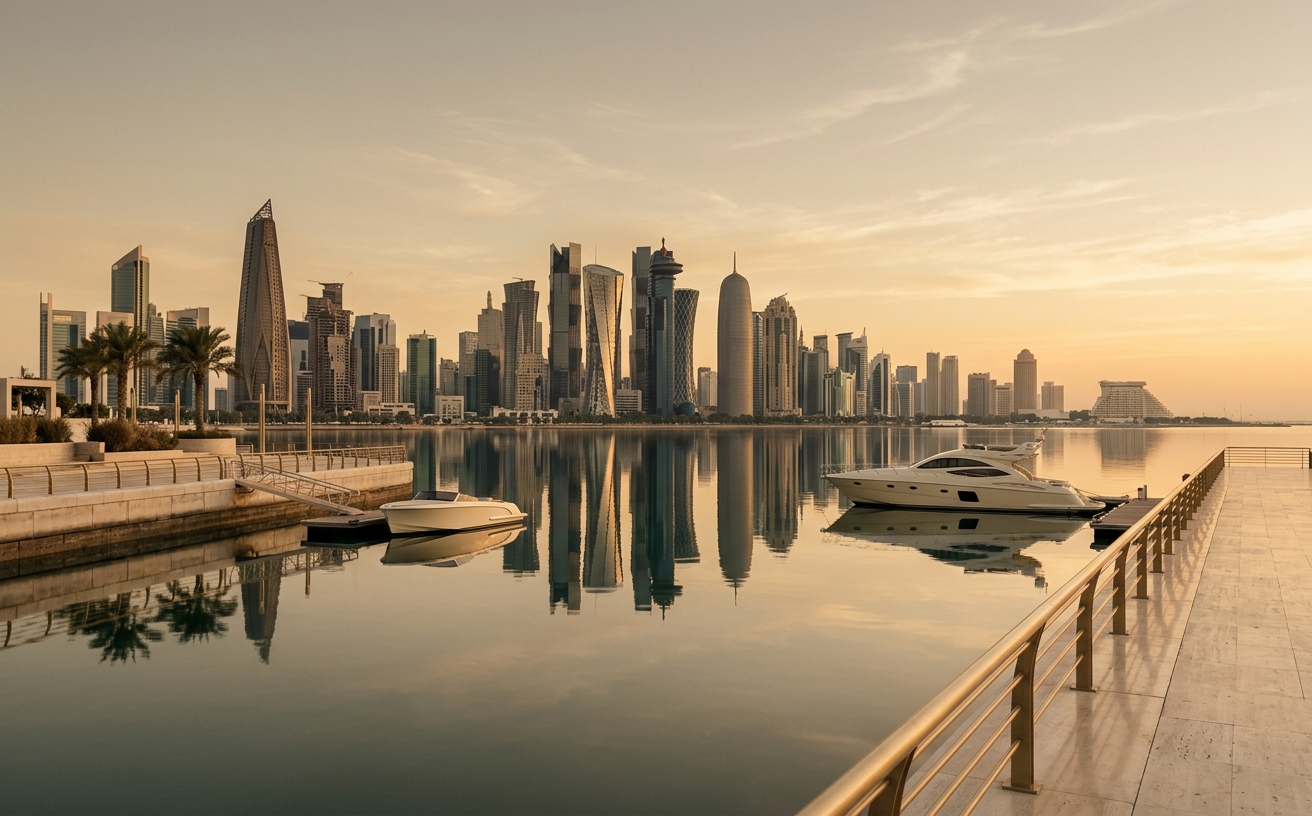 Business class to Doha